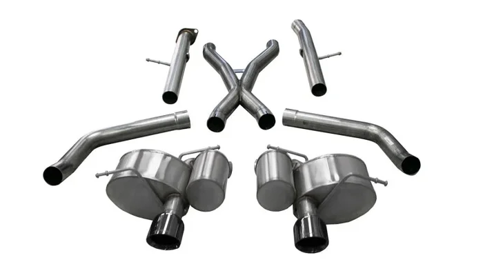Corsa 12-20 Jeep Grand Cherokee SRT 2.75in Dual Rear Xtreme Cat-Back Exhaust – Black PVD Tip Finish