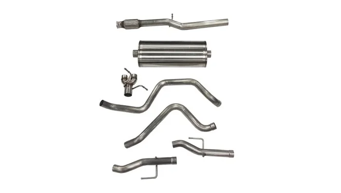 Corsa 19-23 Chevy Silverado /GMC Sierra 6.2L Crew Cab Stnd Bed (157in) Cat-Back Dual Rear No Tip