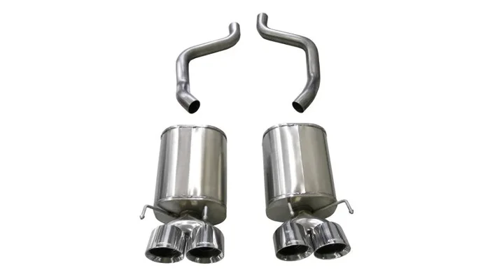Corsa 2005-2007 Chevrolet Corvette (C6) 6.0L/6.2L Polished Sport Axle-Back Exhaust w/4.5in Tips47.9 lb
