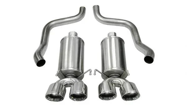 Corsa 2009-2013 Chevrolet Corvette (C6) 6.2L Polished Xtreme Axle-Back Exhaust w/4.5in Tips