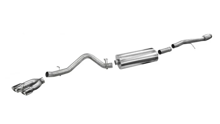 Corsa 2014-19 Sierra/Silvrd 1500 Crew/Dbl / Short/Std. Bed 6.2L V8 Polished Sport Single SideCB Ext68.0 lb