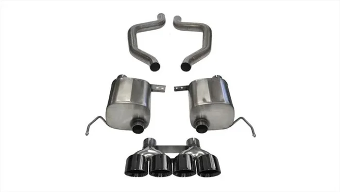 Corsa 2017-2019 Chevy Corvette Z06 3in Axle Back Exhaust Black Quad 4.5in Tip (Xtreme)53.9 lb