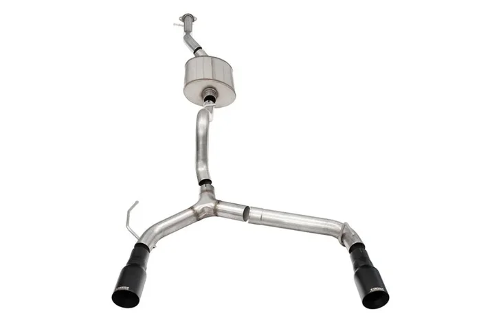Corsa 21-25 Ford Bronco 2.7L 4-Door 2.75in Cat-Back Dual Rear Exhaust w/ 4in Straight-Cut Black Tips