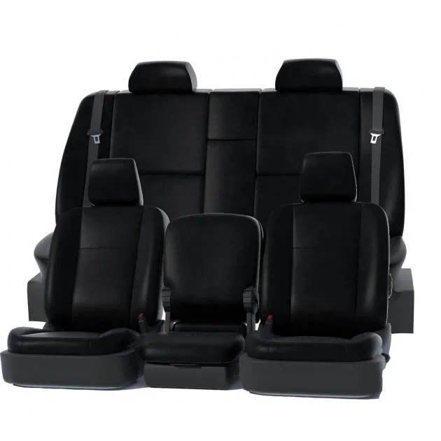 Covercraft 2011-2014 Dodge Durango Precision Fit Leatherette Second Row Seat Covers GTD1403LTBK