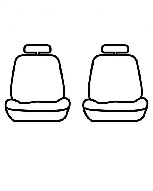 Covercraft SeatSaver Custom Seat Cover, Waterproof Grey SS2544WFGY