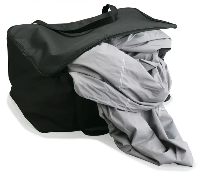 Covercraft Zippered Tote Bag Polycotton, Black ZTOTE2BK
