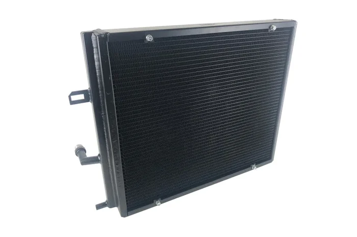 CSF BMW B58/B48 Front Mount Triple-Pass Heat Exchanger w/Rock Guard – Black