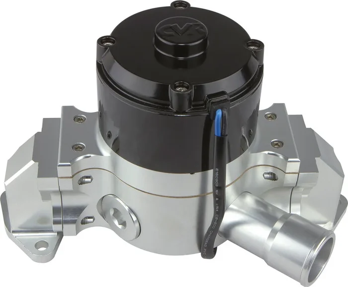 Cvr Performance SBF Billet Alum Electric Water Pump Clear