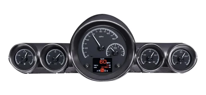 Dakota Digital 1959-60 Chevy Impala HDX System, Black Face