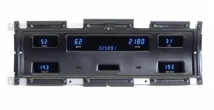Dakota Digital 67-72 Ford Truck Instrument System w/Blue and Teal Lenses