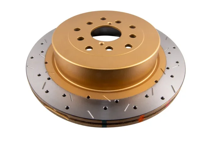 DBA 01-07 Subaru WRX/STI 10 Stud Hole Rear Drilled & Slotted 4000 Series Rotor
