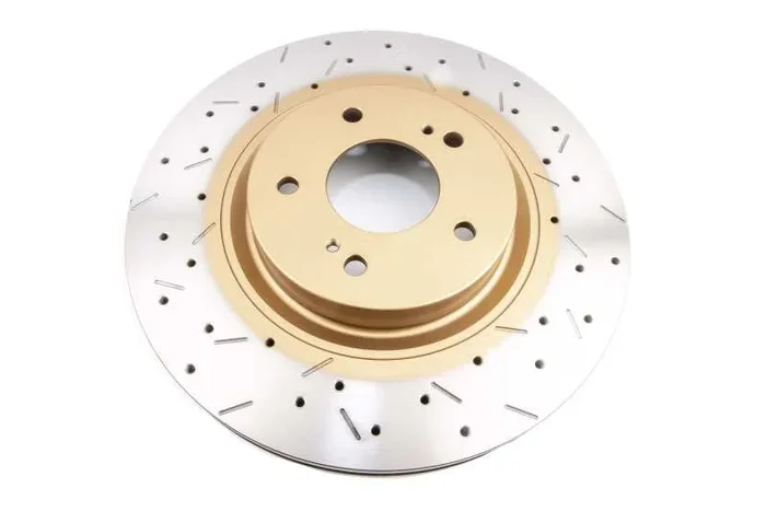 DBA 8/93-94 Nissan Skyline R32 GT-R/95-7/98 R33 & R34 GT-R Front Drilled & Slotted 4000 Series Rotor