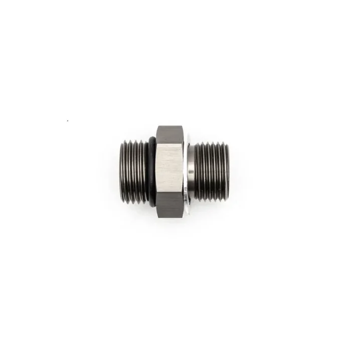 DeatschWerks 8AN ORB Male to M18 X 1.5 Metric Male (Incl O-Ring and Washer) – Anodized Matte Black