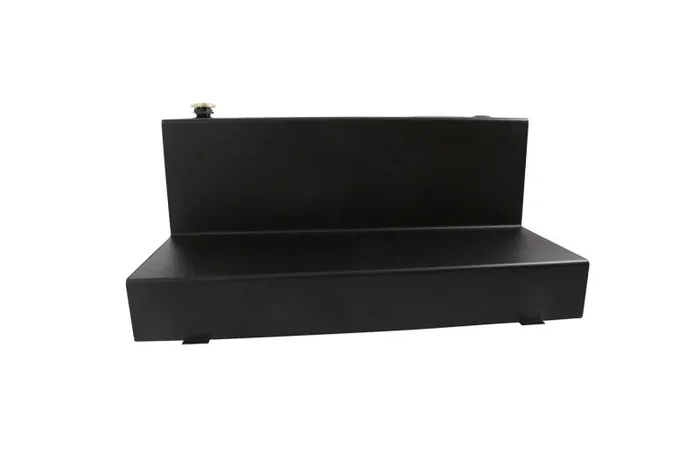 Deezee Universal Tanks – L-Shape Black Steel (92 Gal)