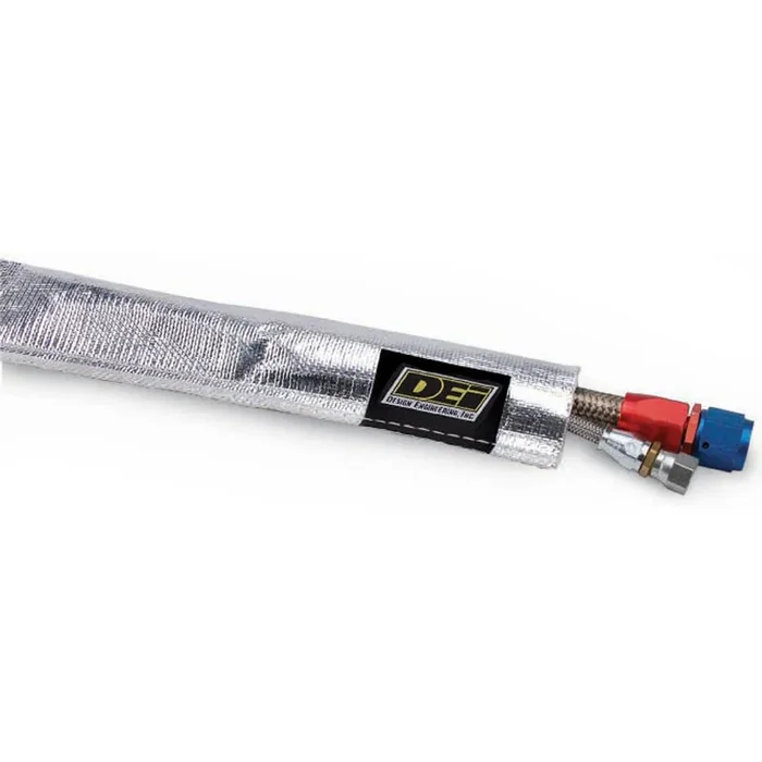 DEI Heat Sheath 3/4in x 3ft – Aluminized Sleeving – Sewn Edge0.23 lb