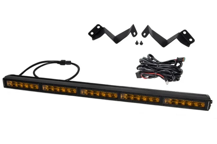 Diode Dynamics 16-21 Toyota Tacoma SS30 Stealth Lightbar Kit – Amber Driving