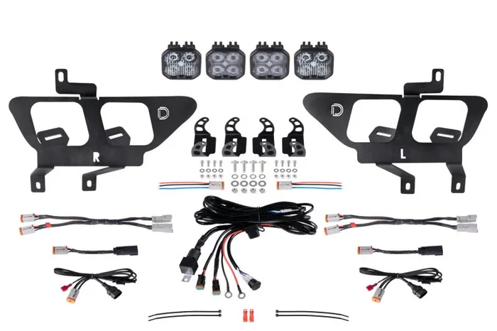 Diode Dynamics 21-22 Ford F-150 SS3 LED Fog Pocket Kit – White Pro