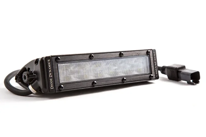 Diode Dynamics 6 In LED Light Bar Single Row Straight SS6 – White Wide Light Bar (Single)