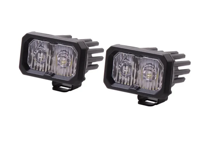 Diode Dynamics Stage Series 2 In LED Pod Sport – White Driving Standard ABL (Pair)