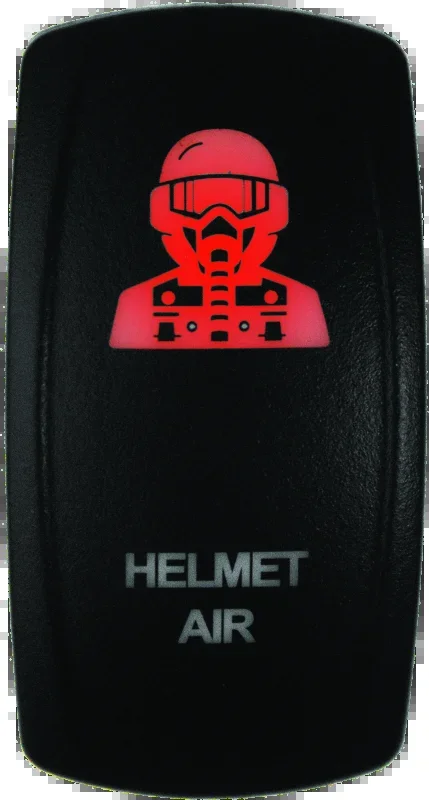DragonFire Racing Lighted Switch Hel Air On/Off Red