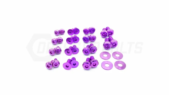 Dress Up Bolts Titanium Hardware Door Kit – BMW F30 335i (2012-2015)