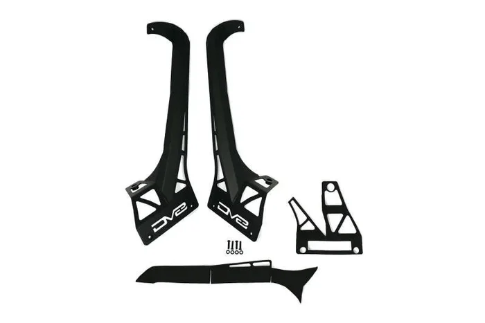 DV8 Offroad 20-22 Jeep JL 392 & JT Mojave A-Pillar Light Bar Mount19.4 lb