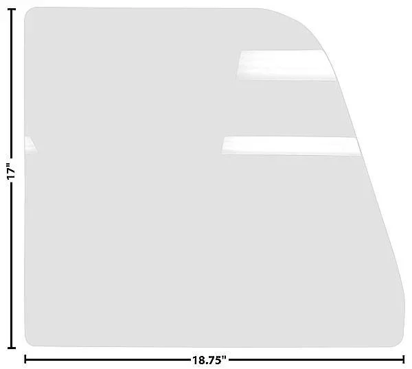 Dynacorn 1960-63 Chevrolet Truck Door Glass RH/LH Clear
