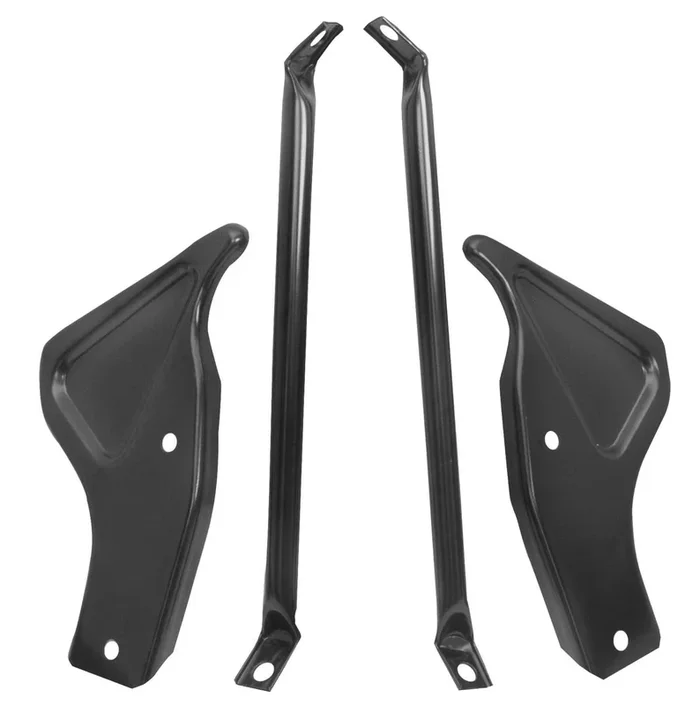 Dynacorn 1966-67 Chevrolet El Camino Bumper Bracket Rear 4 Piecess