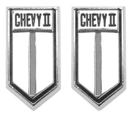 Dynacorn 1966-67 Chevrolet Nova Door Panel Emblem Chevy II