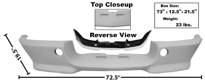 Dynacorn 1967-68 Ford Mustang Valance Front Urethane