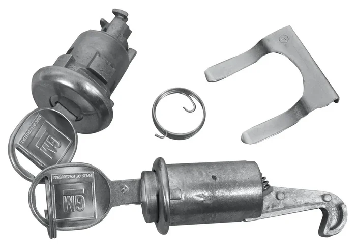 Dynacorn 1967 Camaro / Impala / Nova Lock Kit Glovebox & Trunk Later