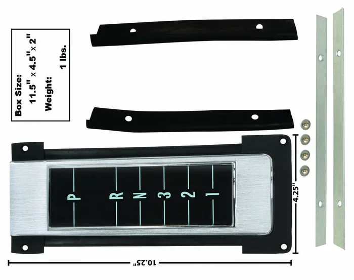 Dynacorn 1968-70 Chevrolet Chevelle Console Auto Trans Shift Indicator