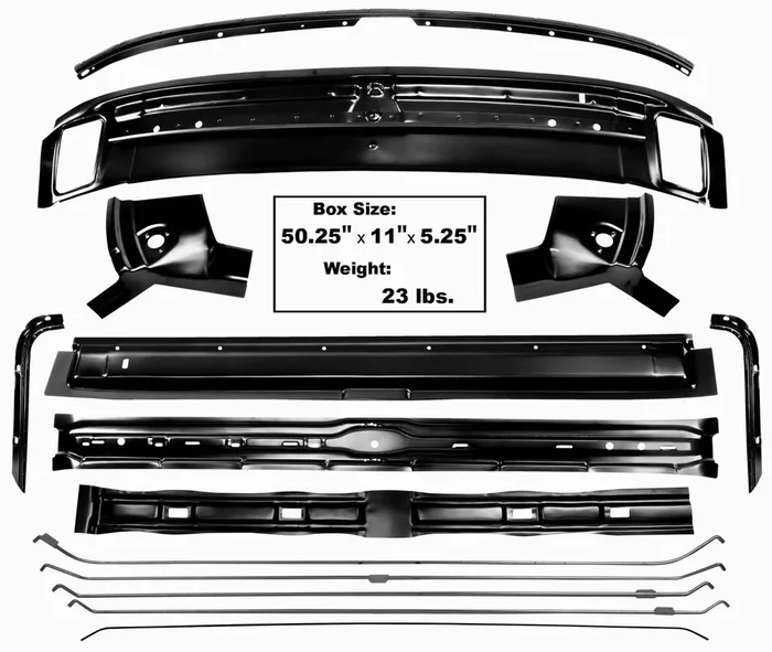 Dynacorn 1969 Camaro / Firebird Roof Panel Brace/bow Kit