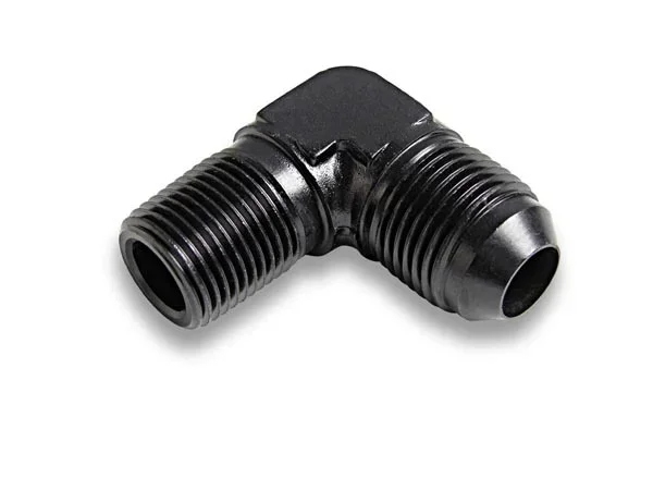 Earls #12 Male to 1/2in NPT 90 Deg Ano-Tuff Adapter