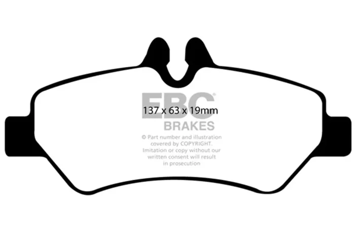 EBC 07+ Dodge Sprinter 2500 Greenstuff Rear Brake Pads3.3 lb