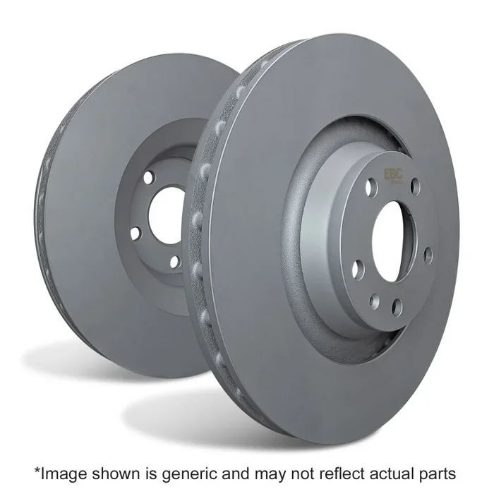EBC 10-11 Fiat 500 1.4 (Bosch Calipers) Premium Rear Rotors17.5 lb