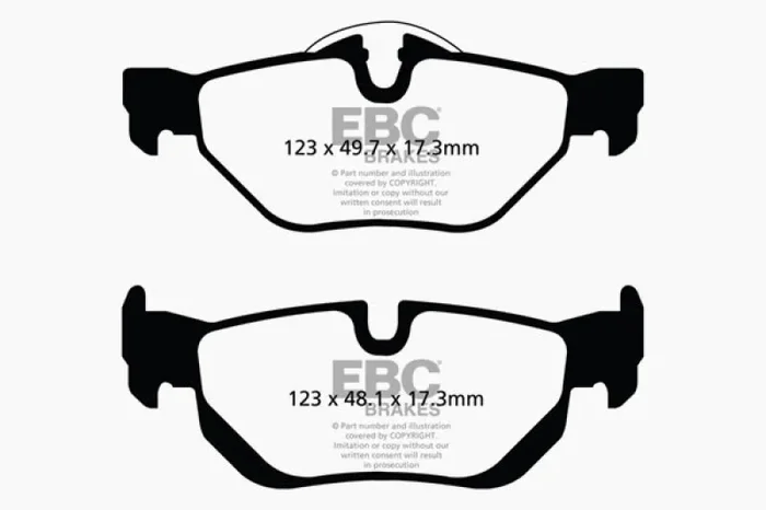EBC 13+ BMW X1 2.0 Turbo (28i) Ultimax2 Rear Brake Pads2.1 lb