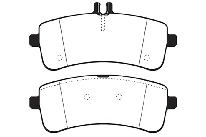 EBC 2015+ Mercedes-Benz C63 S AMG (W205) 4.0L Twin Turbo Redstuff Rear Brake Pads