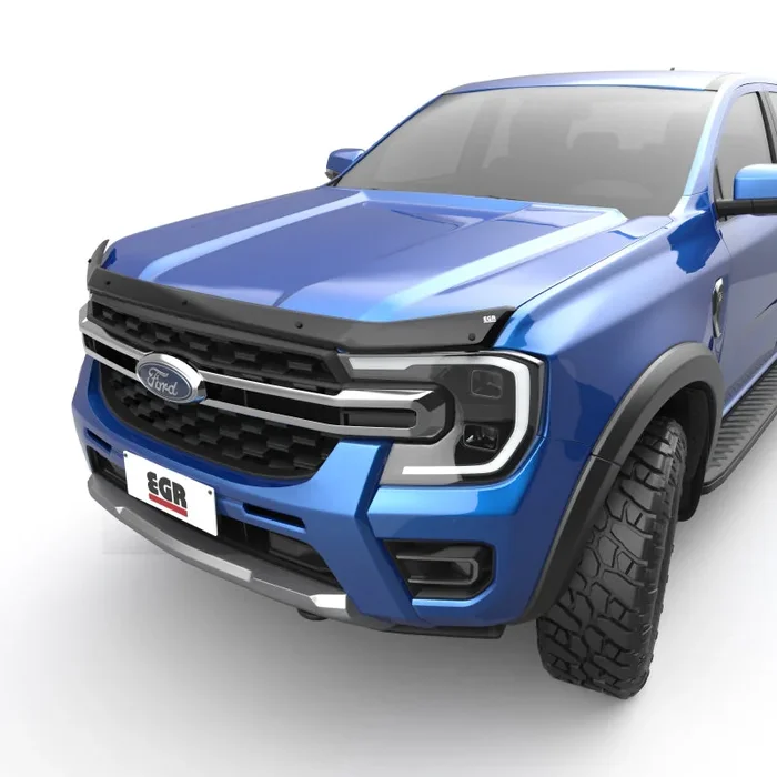 EGR 2024+ Ford Ranger Superguard Hood Shield – Dark Smoke