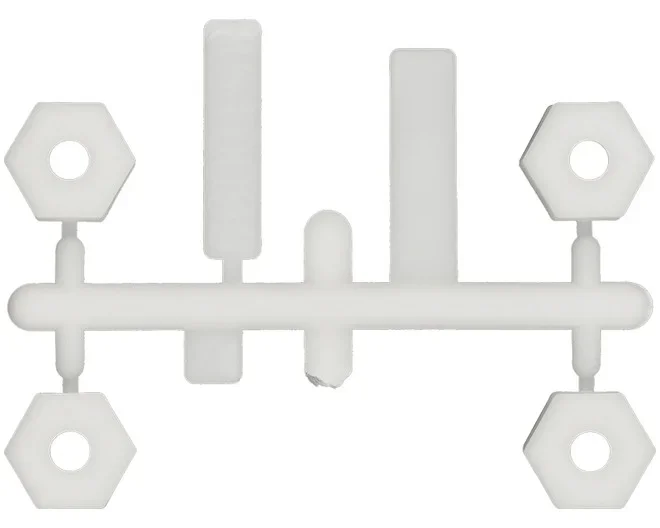 ENDURO Wheel Hexes 6mm Natural