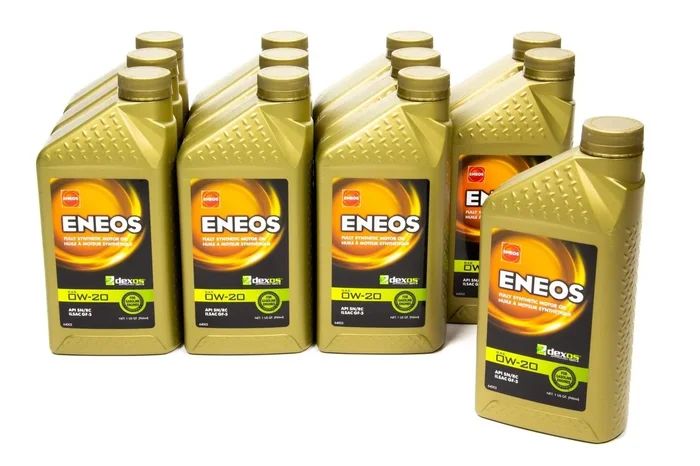 Eneos Full Syn Oil Dexos 1 Case 0w20 12 x 1 Qt