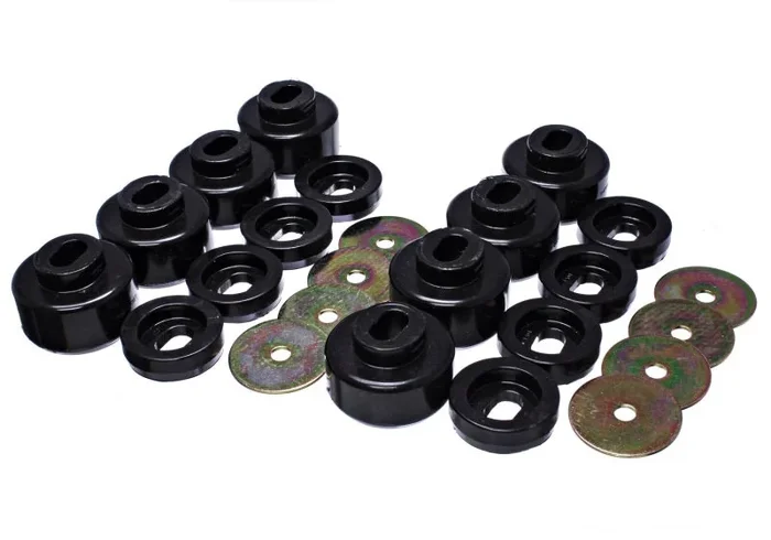 Energy Suspension 07-10 Chevy K2500/3500HD Body Mount Set – Black