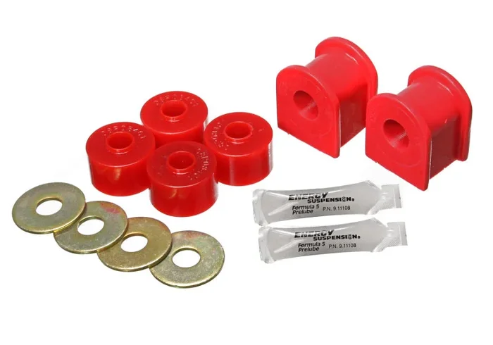 Energy Suspension 2005-07 Ford F-250/F-350 SD 2/4WD Front Sway Bar Bushing Set – 13/16inch – Red1.2 lb