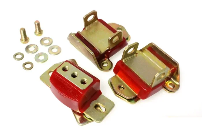 Energy Suspension 67-72 Camaro/64-72 Chevelle/63-82 Corvette Red Zinc 2 Engine & 1 Trans Mount Set6.3 lb