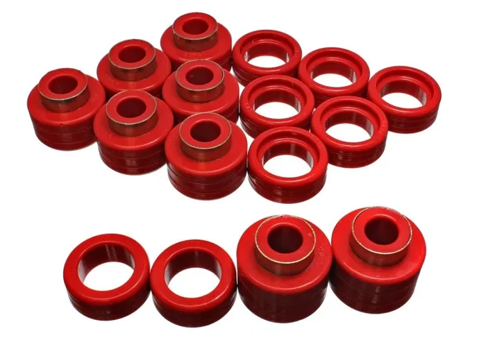 Energy Suspension Chevy Xtra Cab 2&4Wd Body Mts – Red