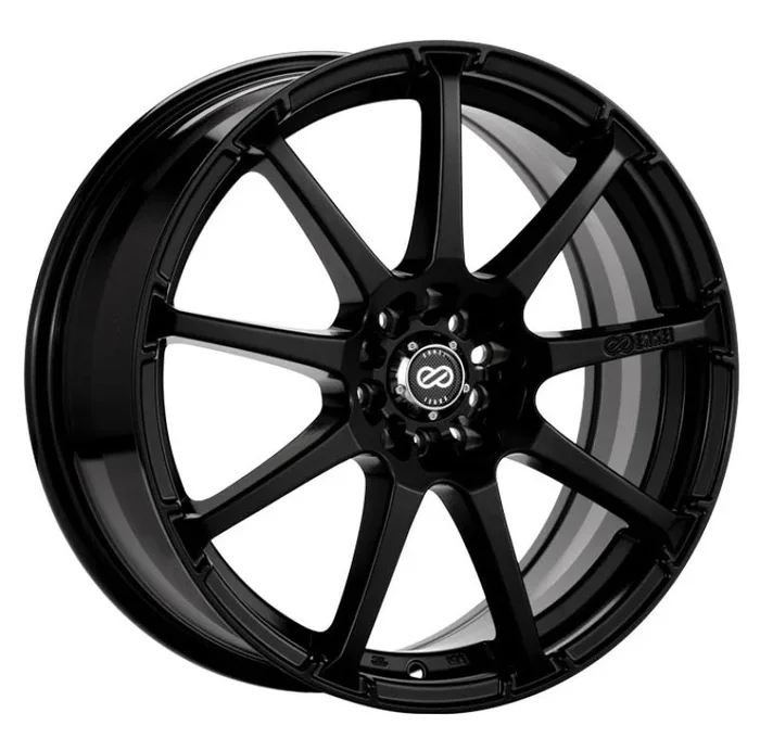 Enkei EDR9 17×7 5×100 38mm offset 72.6 Bore Diameter Matte Black Wheel