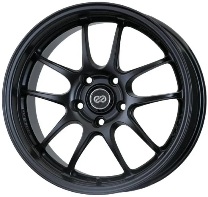 Enkei PF01 18×9 5×114.3 45mm Offset 75mm Bore Matte Black Wheel23.9 lb