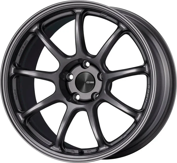 Enkei PF09 18×9.5 5×114.3 40mm Offset 75mm Bore Dark Silver Wheel25.1 lb