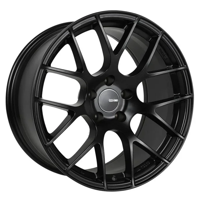 Enkei Raijin 19×9.5 35mm Offset 5×114.3 Bolt Pattern 72.6 Bore Dia Black Wheel