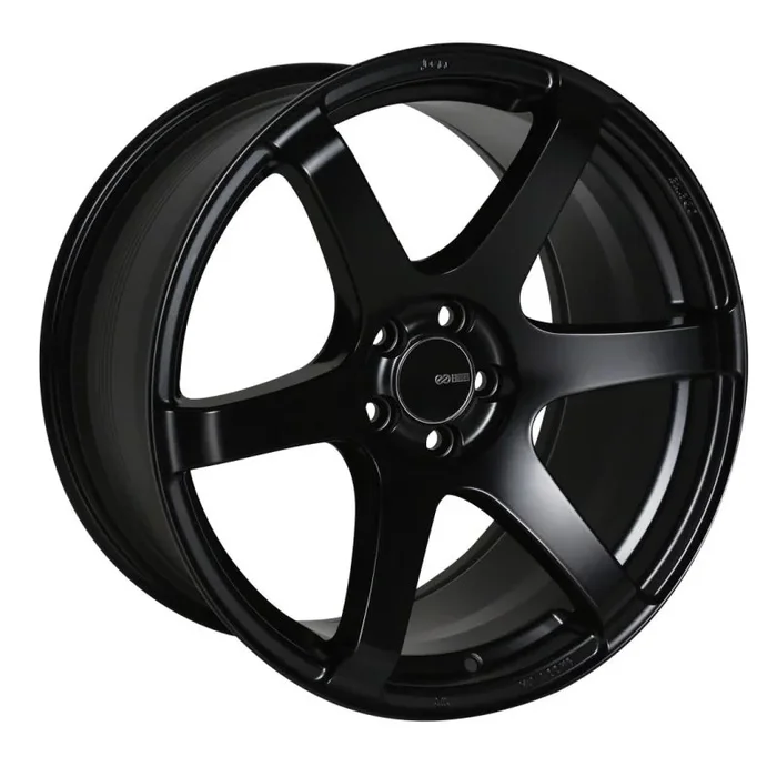 Enkei T6S 17×8 35mm Offset 5×114.3 Bolt Pattern 72.6 Bore Matte Black Wheel